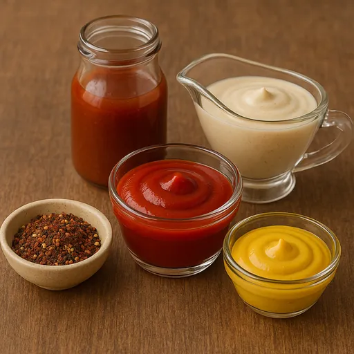 Sauces and preparations therefor; mixed condiments and mixed seasonings